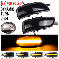 คุณภาพสูง LED แบบไดนามิกไฟเลี้ยวด้านข้างกระจก Blinker Indicato สำหรับ Volvo C30 C70 S40 S60 V40 V70 S80 2008- 2010