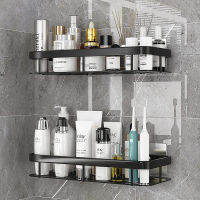 No-Drilling Shower Shelves For Bathroom Aluminum Corner Shower Basket Caddy Bathroom Kitchen Storage Organizer Holder Adhesive