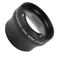 37mm 2X Magnification High Definition Converter Telephoto Lens for 37mm 18-55 Focal Length Mount Camera Tele Photo Lens