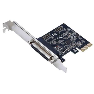 1 PCS High Quality Parallel Port DB25 25Pin Pcie Riser Card LPT Printer to PCI-E Express Card Converter Adapter