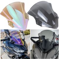 กระจกกระจกรถจักรยานยนต์สำหรับ Kawasaki NINJA 250 2018 2019 2020 2021 2022 2023 400นินจาอุปกรณ์เสริมแผ่นกันกระแทกสองชั้น