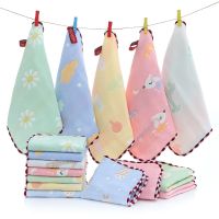 Six-Layer Cotton Pocket Square Baby Cotton Pocket Towel Kindergarten Handkerchief Baby Spit Towel