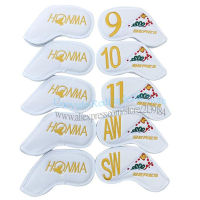 ใหม่กอล์ฟ Headcover สีขาว HONMA เตารีดกอล์ฟ HeadCover ผู้หญิงกอล์ฟคลับหัวหน้าปกชุดจัดส่งฟรี