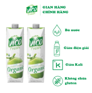 COMBO 4 HỘP NƯỚC DỪA VICO FRESH ORGANIC 1L