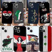 Syrian Syria Flag Phone Case For IPhone 11 14 13 Pro Max 12 Mini Xs X Xr 7 8 6 6s Plus Se 2020 Shockproof Back Cover Electrical Connectors