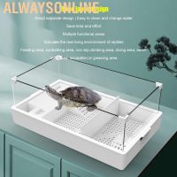 [COD]Alwaysonline แก้วเต่าถังสูงโปร่งแสงหนา360องศามุมมองแบบพาโนรามาสัตว์เลื้อยคลาน Terrarium สำหรับเต่าสัตว์เลื้อยคลาน