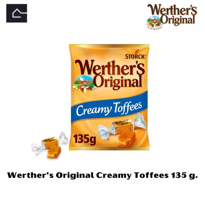 Werthers Original Creamy Toffees เวอร์เทอร์ ออริจินัล ครีมมี่ ทอฟฟี่ ขนาด 135 กรัมg Bbe12