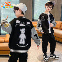 HOBIBEAR Boys ชุดเบสบอลแฟชั่นแจ็คเก็ตการ์ตูนพิมพ์ Top Boy S Outerwear Trendy Boy S Outerwear