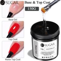 UR SUGAR 150g No Wipe Top Coat Base Gel Matte Top Coat Reinforcement Gel Refill Package Nail Art Soak Off UV LED Nail Manicure Cleaning Tools