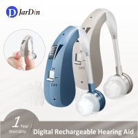 ZZOOI Rechargeable Hearing Aid Digital Sound Amplifier For Deafness Ancianos High Power Wireless First Aid Behind the Ear Care Massage