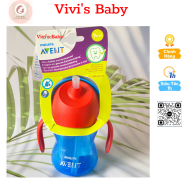 Bình tập uống nước Philips Avent có ống hút cho bé 9 tháng tuổi 200ml