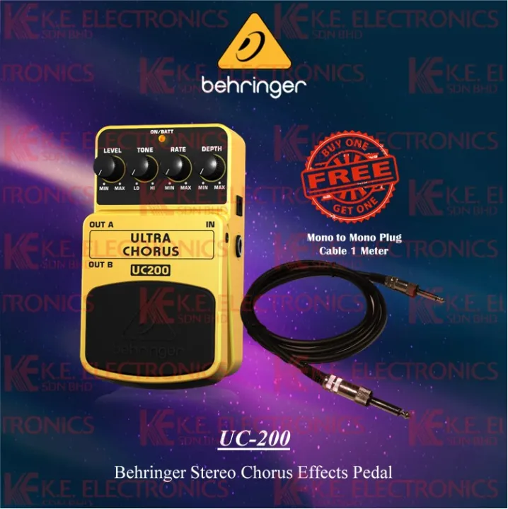 Behringer Ultra Chorus UC200 Stereo Chorus Effects Pedal Lazada