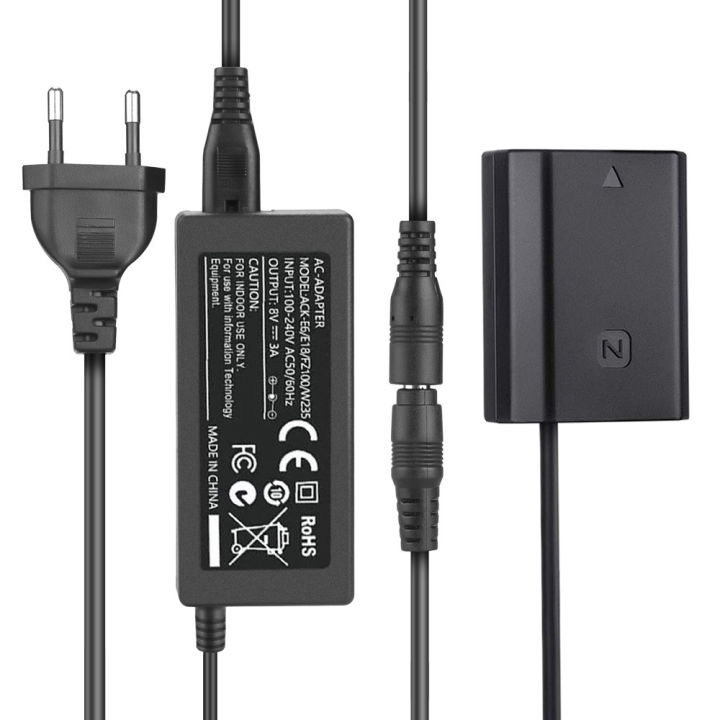 NPFZ100 NP-FZ100 Dummy Battery AC Power Adapter For Sony Alpha 7 9 II ...