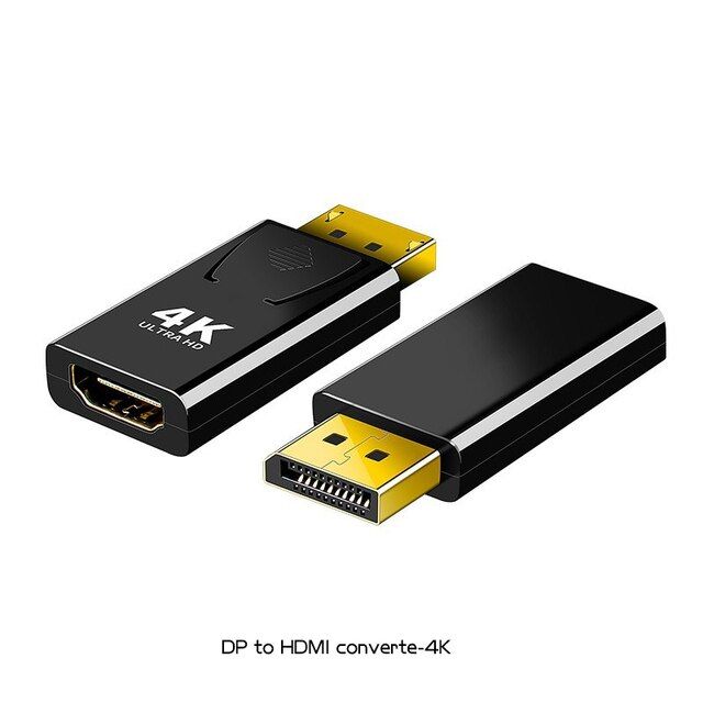 จอคอมพิวเตอร์4k-dp-เป็นหัวแปลงสัญญาณ-hdmi-สำหรับ-pc-ตัวแปลงสัญญาณโทรทัศน์พอร์ตจอแสดงผลตัวผู้-dp-เป็นตัวเมียอะแดปเตอร์อุปกรณ์กล้อง-gopro-วิดีโอเสียง1080p