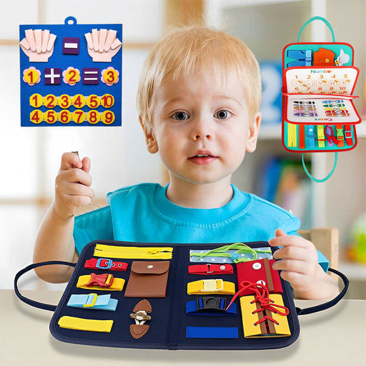 Kid's Felt Bag Toys Montessori Early Education Flexible Training