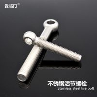 Original 304 stainless steel joint screw ring bolt with hole fish eye joint bolt M10x40/50/60/80-120