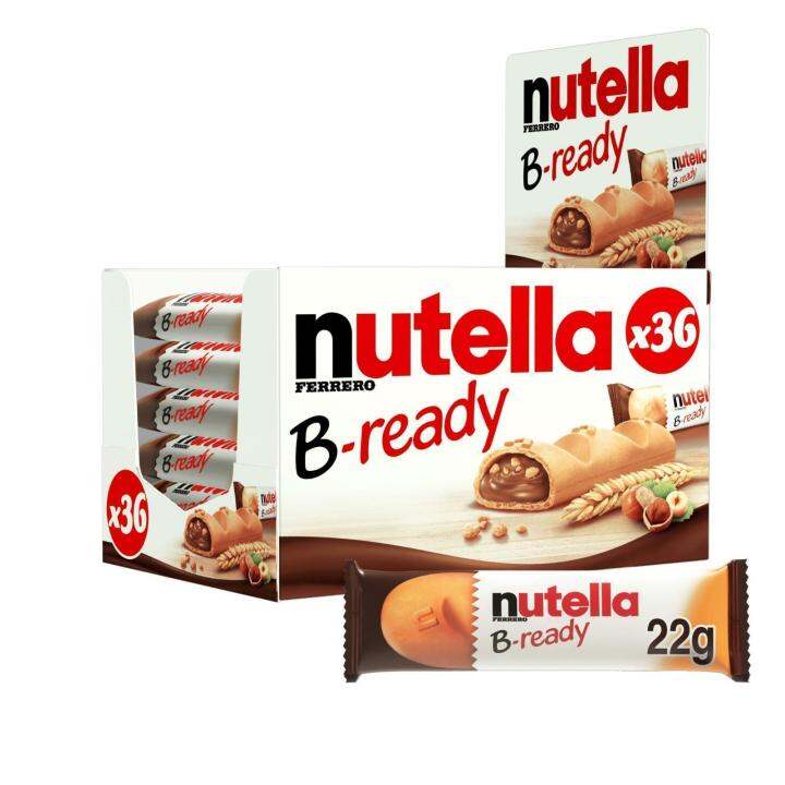 Nutella B-Ready With Crunchy Wafer T1 X 36 | Lazada Singapore