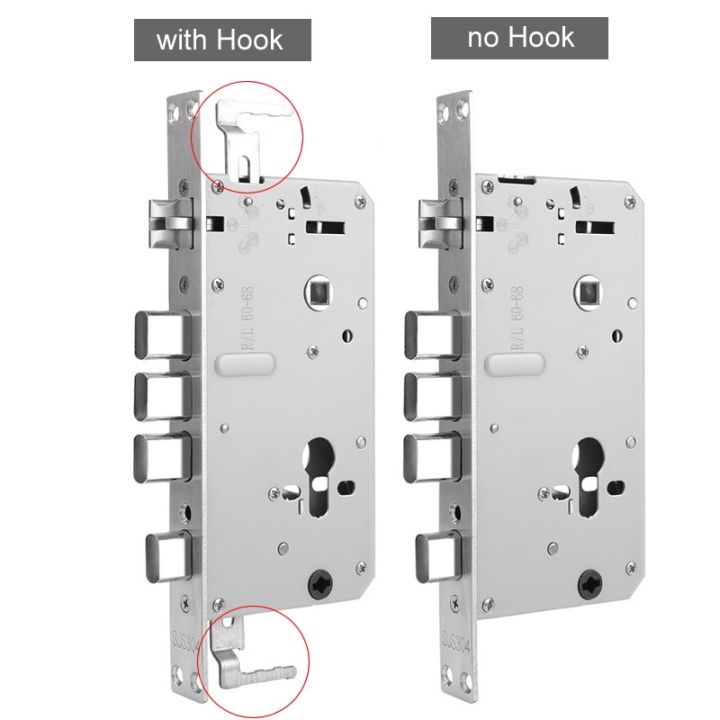 โครงสร้างล็อกประตูเพื่อความปลอดภัยสแตนเลส6068-304ตัวเครื่องเกียร์ภายในป้องกันการติดสำหรับล็อกลายนิ้วมืออัจฉริยะ
