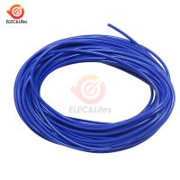 24AWG สายเคเบิลพ่วงทองแดงสีแดง/ดำ/น้ำเงิน/คีมตัดงานไม้มีหุ้มที่จับสาย AWG เครื่องวัดอุณหภูมิดิจิตอล10สายชุบดีบุกวงจรไฟฟ้าและชิ้นส่วน