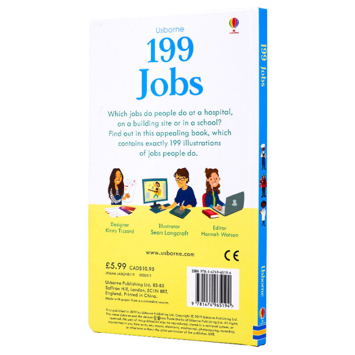usborne-produced-199-jobs-199-kinds-of-work-199-pictures-english-original-picture-book-childrens-enlightenment-book-paperboard-book-work-cognition-parent-child-interaction-enlightenment-early-educatio