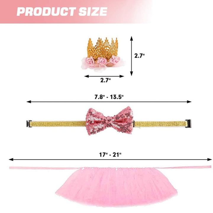 hot-dog-tutu-skirt-with-hat-crown-and-bowtie-collar-for-pet-birthday-party-supplies