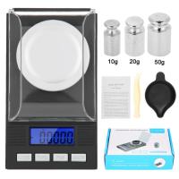 10g/20g/50g/100g Mini Portable Electronic Digital Scale 0.001g High Precision Pocket Jewelry Diamond Gem Weight Balance Scale Luggage Scales