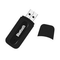 อะแดปเตอร์ตัวรับสัญญาณเสียง USB บลูทูธ Aux สำหรับโทรศัพท์ Android 3.5มม. เอาต์พุตเพลงเสียงสเตอริโอสำหรับลำโพง PC