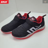 BAOJI ของแท้ 100% รองเท้าผ้าใบหญิง รองเท้าวิ่ง รุ่น BJW694 สีดำแดง SIZE 37-41