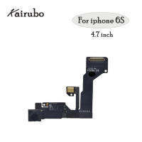 2ชิ้นถุง100 ทดสอบการทำงานด้านหน้า Facetime กล้องพร้อม Proximity Sensor Flex Cable สำหรับ 6S 4.7 "พร้อมโลโก้