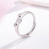 Korean version pig ring female little fresh lovely pig ring animal ring simple fashion jewelry DBM2