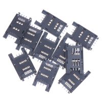 10Pcs/Lot SIM Card holder 6P SMT SMD 6 Pin Card Socket/6Pin Slot/Seats/Holder connector for Phone Wholesale