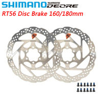 SHIMANO DEORE SM-RT56ดิสก์เบรกโรเตอร์6สายฟ้าจักรยานเสือภูเขาแผ่น M610 RT56 M6000ดิสก์เบรก160มิลลิเมตร180มิลลิเมตรเดิม MTB ชิ้นส่วน