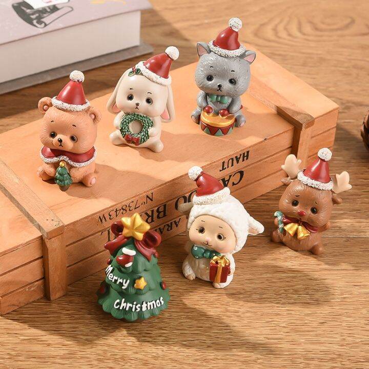 HOT】✘✸♤ Family Small Animal Ornament Home Decoration Cartoon ...