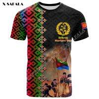 Xzx180305 elitrea eplf elitrean martyrs day flag 3D printable T-shirts tops tee short sleeve casual silk fiber bed coo o collared