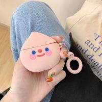 เคสหูฟังอะโวคาโดแมวน่ารักสำหรับ Air Pods ฝาครอบ1/2กล่องชาร์จไร้สายสำหรับ Apple หูฟังไร้สายฝาครอบป้องกันดาว