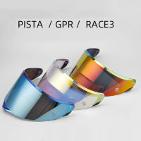 Pista หมวกกันน็อค Visor หมวกกันน็อครถจักรยานยนต์เลนส์ Visor หมวกกันน็อคแว่นตาเลนส์เต็มใบหน้าสำหรับ Pista GP RR Corsa R GPR การแข่งขัน3อุปกรณ์เสริม