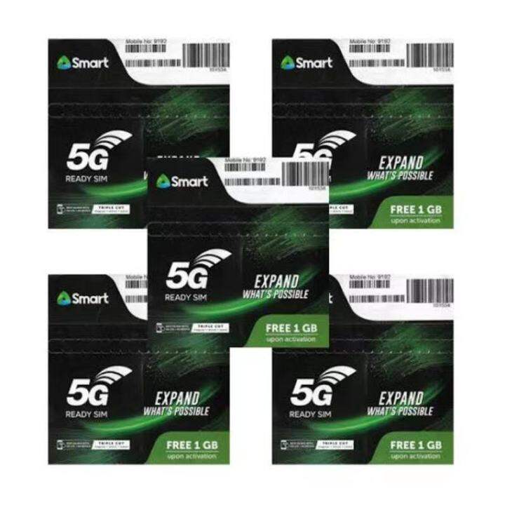 Smart 5G Sim card tricut brand new Lazada PH