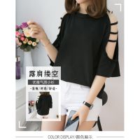 Ladies summer new short sleeved T shirt ladies loose top