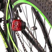 ✠ Magnetic Induction Riding Warning Mountain Bike Light Cycling Rear Front Tail Wheel Light With Holder Bicycle Accessories