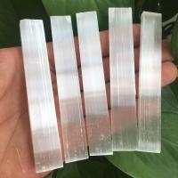 5ชิ้น Selenite Sticks ยิปซั่มคริสตัล Wands Blades