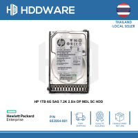 HPE 1TB 6G SAS 7.2K 2.5in DP MDL SC HDD // 652749-B21 // 653954-001