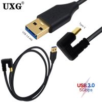 New High Quality U shaped Type c To USB 3.0 Type c Mobile Phone Game Nylon Woven 5A 3A Fast Charging Cable Cord 0.2M 1M 1.8M