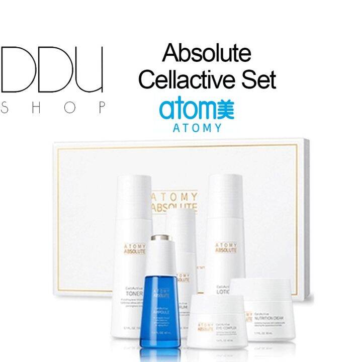 Atomy Absolute Cellactive Set / Lotion / Toner / Ampoule / Eye Complex / Serum / Nutrition Cream