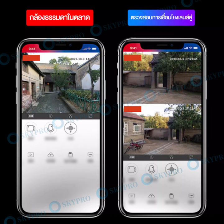 เลนส์คู่-กล้องวงจรปิด360-wifi-กล้องวงจรปิดเลนส์คู่-wifi-5mp-กล้องเลนส์คู่-cctv-4g-ภาพสี-คนตรวจจับสัญญาณเตือน-dual-lens-camera-กล้องเลนส์คู่-o-kam-app