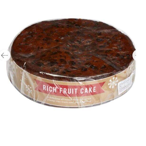 [Christmas Gift🎁] M&S Christmas Rich Fruit Cake Non-Alcohol 1360g ...
