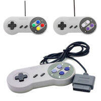 ที่มีคุณภาพสูง Gamepad สำหรับ SNES สำหรับ SFC วิดีโอเกมคอนโซล16บิตสีเทาปุ่มควบคุมสำหรับซูเปอร์ Nintendo เกมคอนโซล