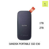 [ศูนย์ไทย ประกัน 3 ปี] SanDisk Portable SSD E30 ฮาร์ดดิสก์พกพา harddisk พกพา SSD พกพาUSB3.2 Gen2x2 Type C USBA Tpye A