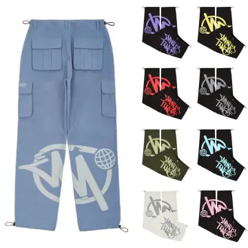 Y2k Men Korean Fashion Streetwear, Hiphop, Baggy Jeans, Oversize Pants, Y2k Pants, Drill Pants