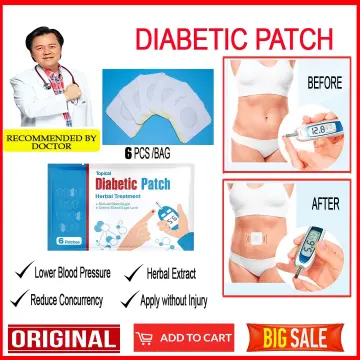 6PCS Diabetic Patch to Stabilizes Blood Sugar Level and Lower Blood Plaster  Hypoglycemic Patch 