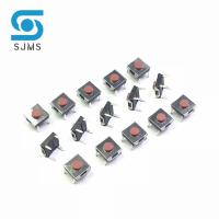 20/50/100PCS 6*6*3.1 mm DIP - 4 Pin feet plug-in Touch Micro Switch Push Button Switches Red 6X6 6X6X3.1 mm Tact Switch Electrical Circuitry  Parts